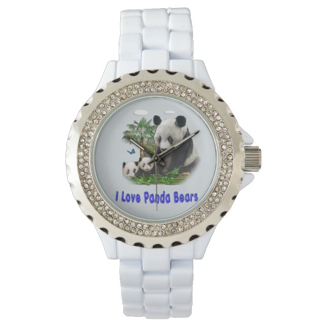 I love panda Bears Watch (Front)