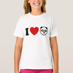 I Love Pandas T-Shirt