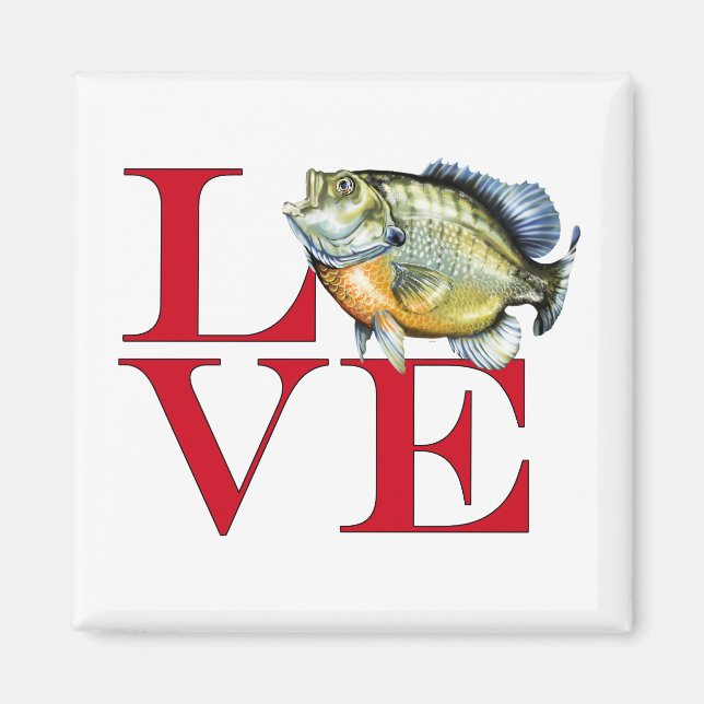 I Love Panfish Magnet (Front)