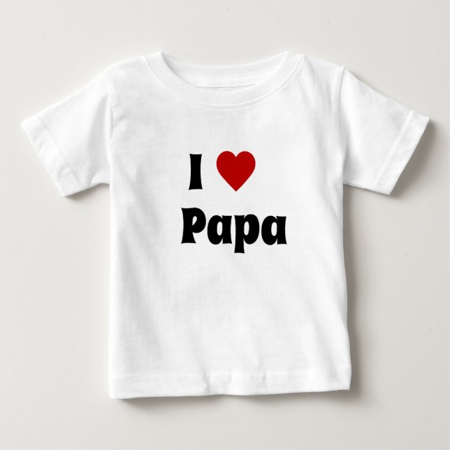 I love papa tshirt (Front)