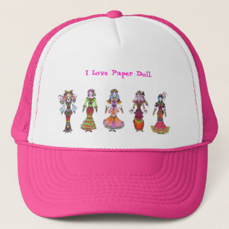 I Love Paper Doll !! Trucker Hat