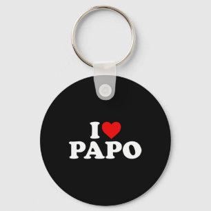 I Love Papo Key Ring