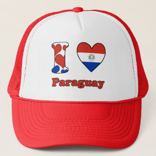I love Paraguay Trucker Hat