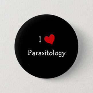 I Love Parasitology 6 Cm Round Badge