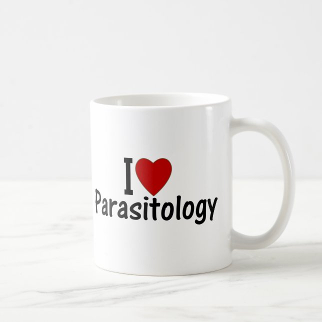 I Love Parasitology Coffee Mug (Right)
