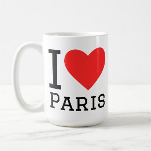I love paris coffee mug