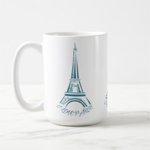 I Love Paris Eiffel Tour Coffee Mug