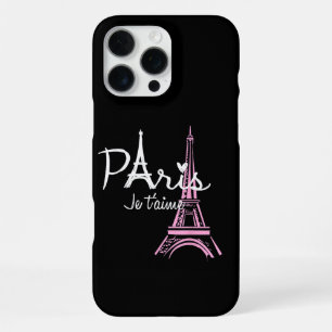 I Love Paris Eiffel Tower France French Souvenir iPhone 16 Pro Max Case
