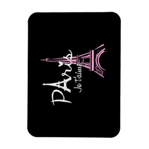 I Love Paris Eiffel Tower France French Souvenir Magnet