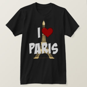 I Love Paris, Eiffel Tower T-Shirt