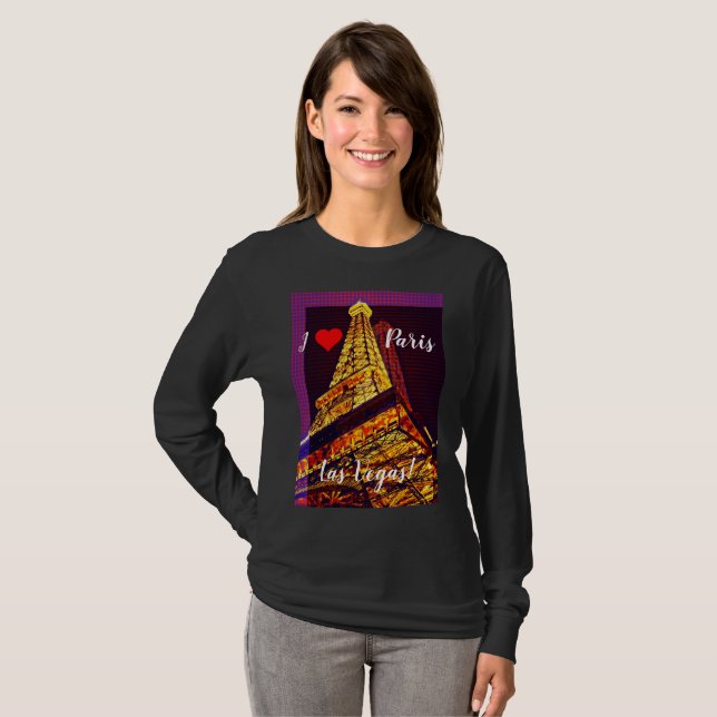 I Love Paris in Las Vegas Women's T-Shirts (Front Full)