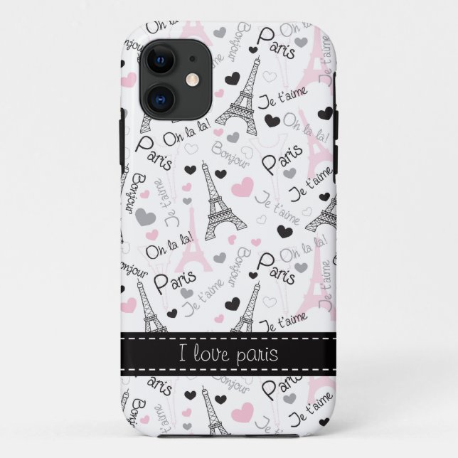 I Love Paris iPhone 5 Phone Case (Back)