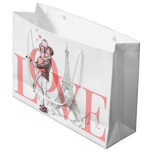 I Love Paris Large Gift Bag