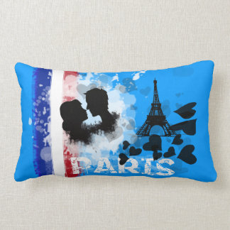 I Love Paris Lumbar Cushion