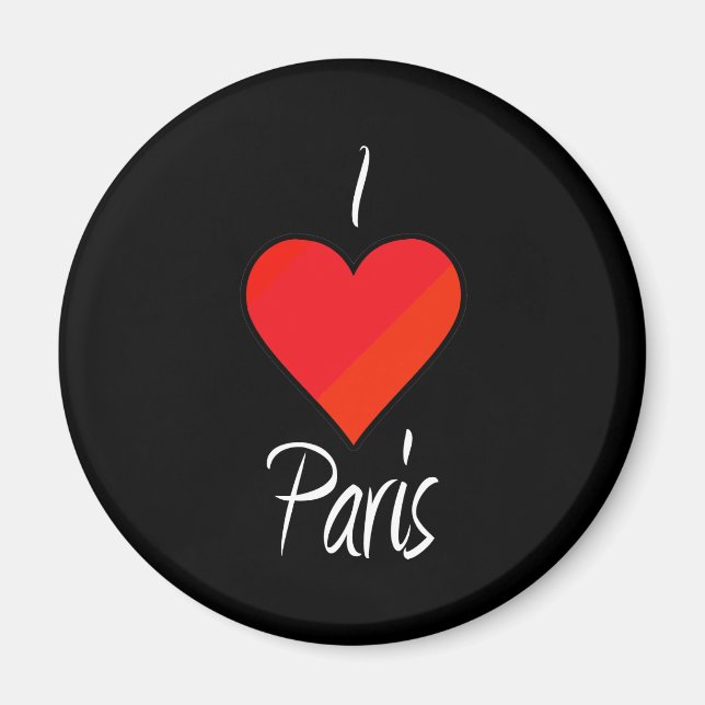 I Love Paris Magnet (Front)