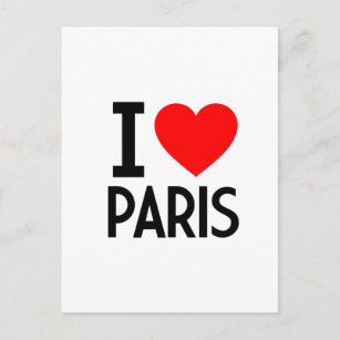 I Love Paris Postcard
