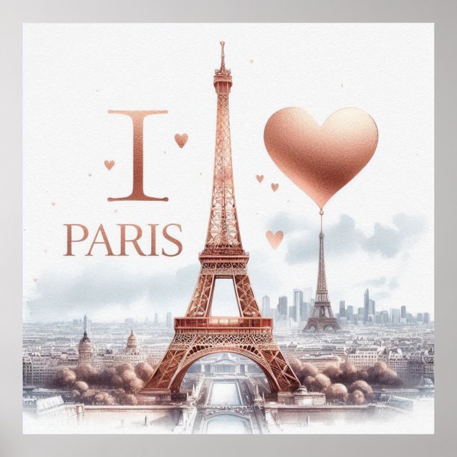 I Love Paris Poster (Front)