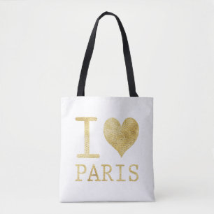 I Love Paris Tote Bag