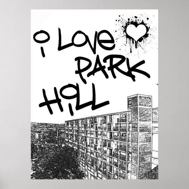 I Love Park Hill Poster (Front)