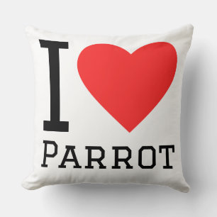 I love parrot cushion