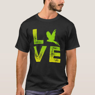 I Love Parrots Parakeet Parrot Loving Boys & Girls T-Shirt