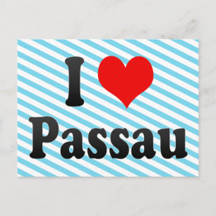 I Love Passau, Germany. Ich Liebe Passau, Germany Postcard