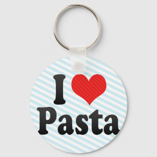 I Love Pasta Key Ring