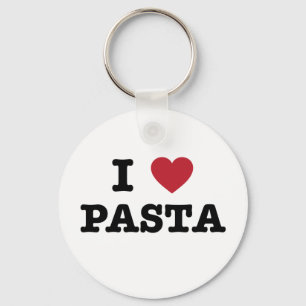 I Love Pasta Key Ring