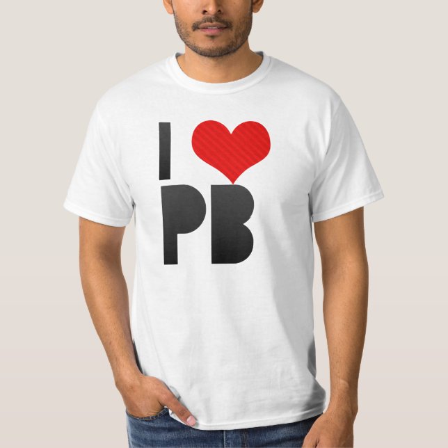 I Love PB T-Shirt (Front)