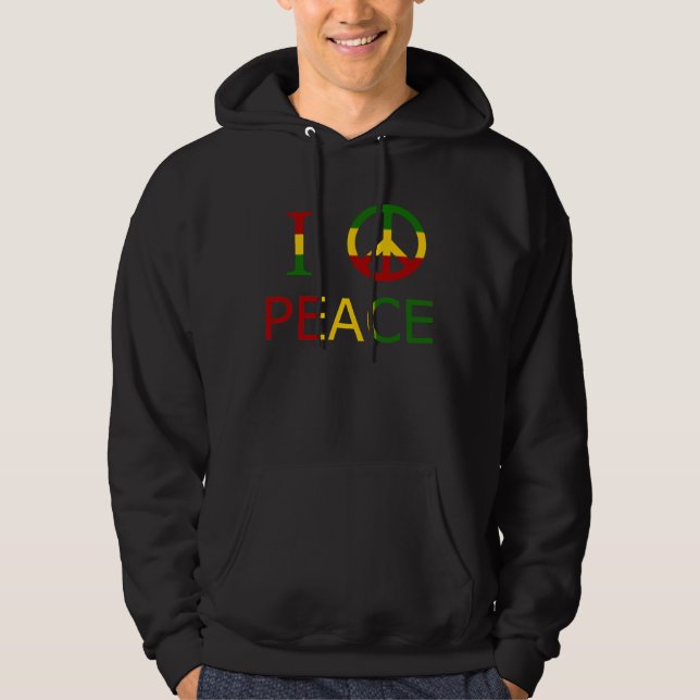 I Love Peace Hoodie (Front)