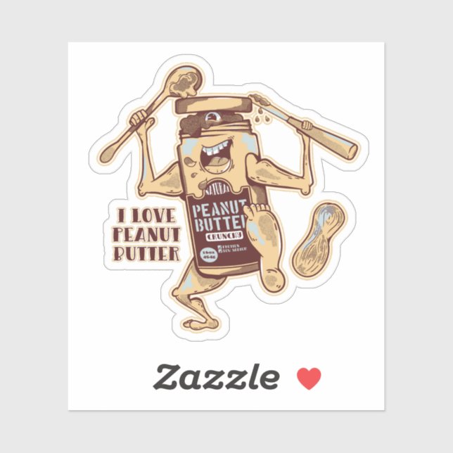 I LOVE PEANUT BUTTER (Sheet)