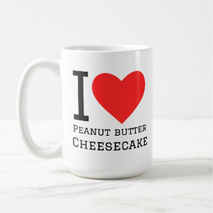 I love peanut butter cheesecake coffee mug