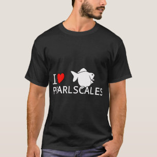 I Love Pearlscale Goldfish Fancy Goldfish Aquarium T-Shirt