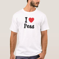 I love Peas heart T-Shirt