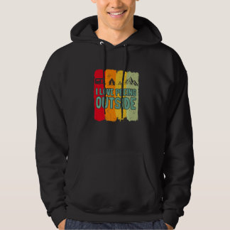 I Love Peeing Outside Outdoor Retro Camping Hiking Hoodie