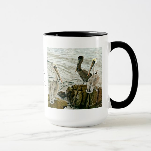 I Love Pelicans! Coffee Mug (Right)