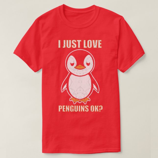 I Love Penguins1 T-Shirt (Design Front)
