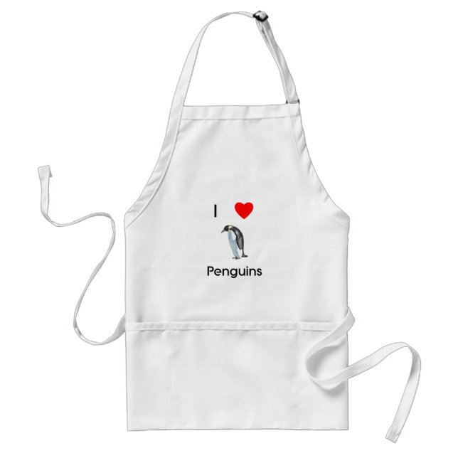 I love penguins Apron (Front)
