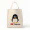 I Love Penguins Bag
