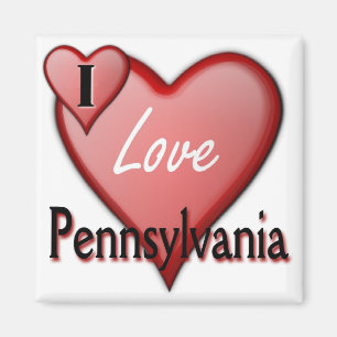 I Love Pennsylvania Magnet