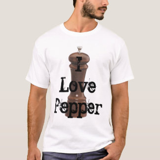 I Love Pepper - Customised T-Shirt