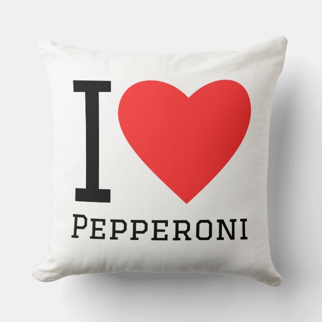 I love pepperoni cushion (Front)