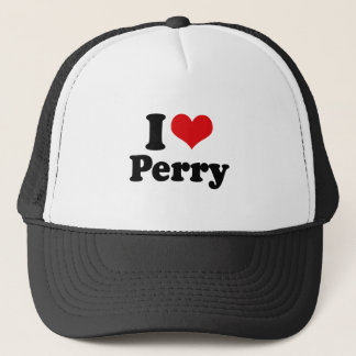 I LOVE PERRY TRUCKER HAT