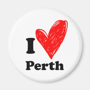 I Love Perth Magnet