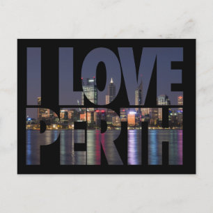 I Love Perth Postcard