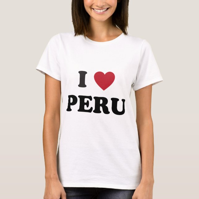 I Love Peru T-Shirt (Front)