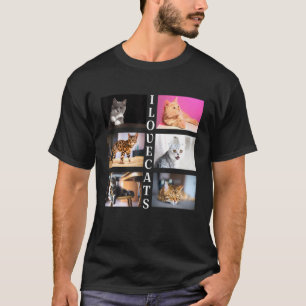 I Love Pets I Love Cats Cute For Men Women Childre T-Shirt