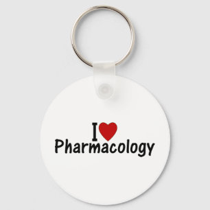 I Love Pharmacology Key Ring