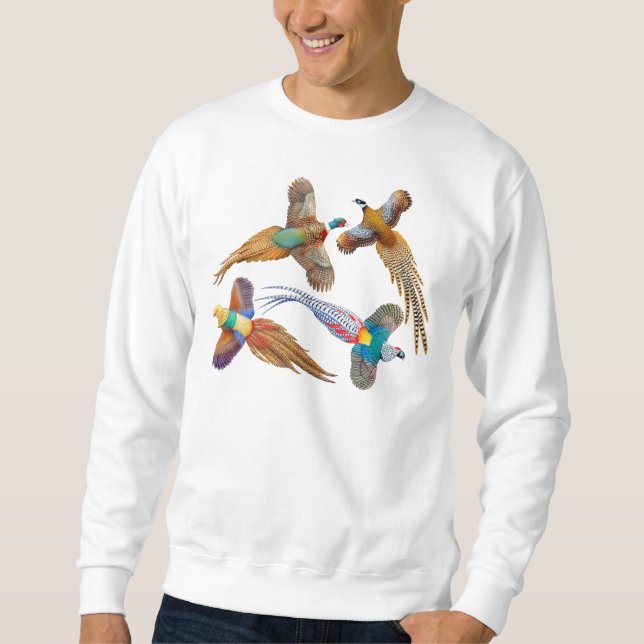 I Love Pheasants Sweatshirt (Front)
