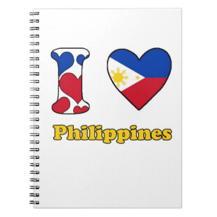 I love Philippines Spiral Notebook